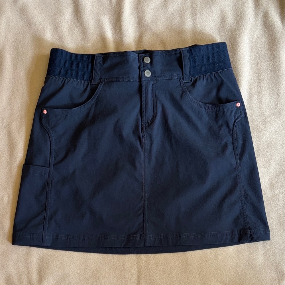 Title Nine Dark Blue A-Line Skort